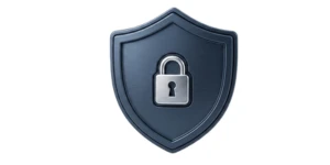 Escudo de seguridad protegiendo el almacenamiento